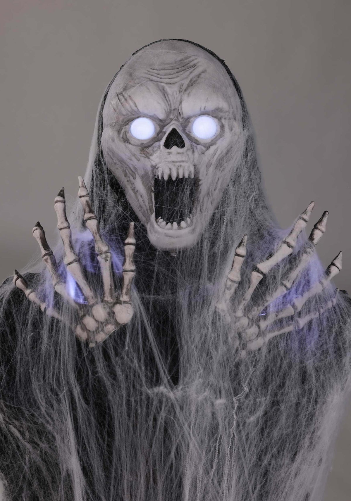 2.1FT Jump Scare Skull and Tombstone Animated Decoration - Tekky