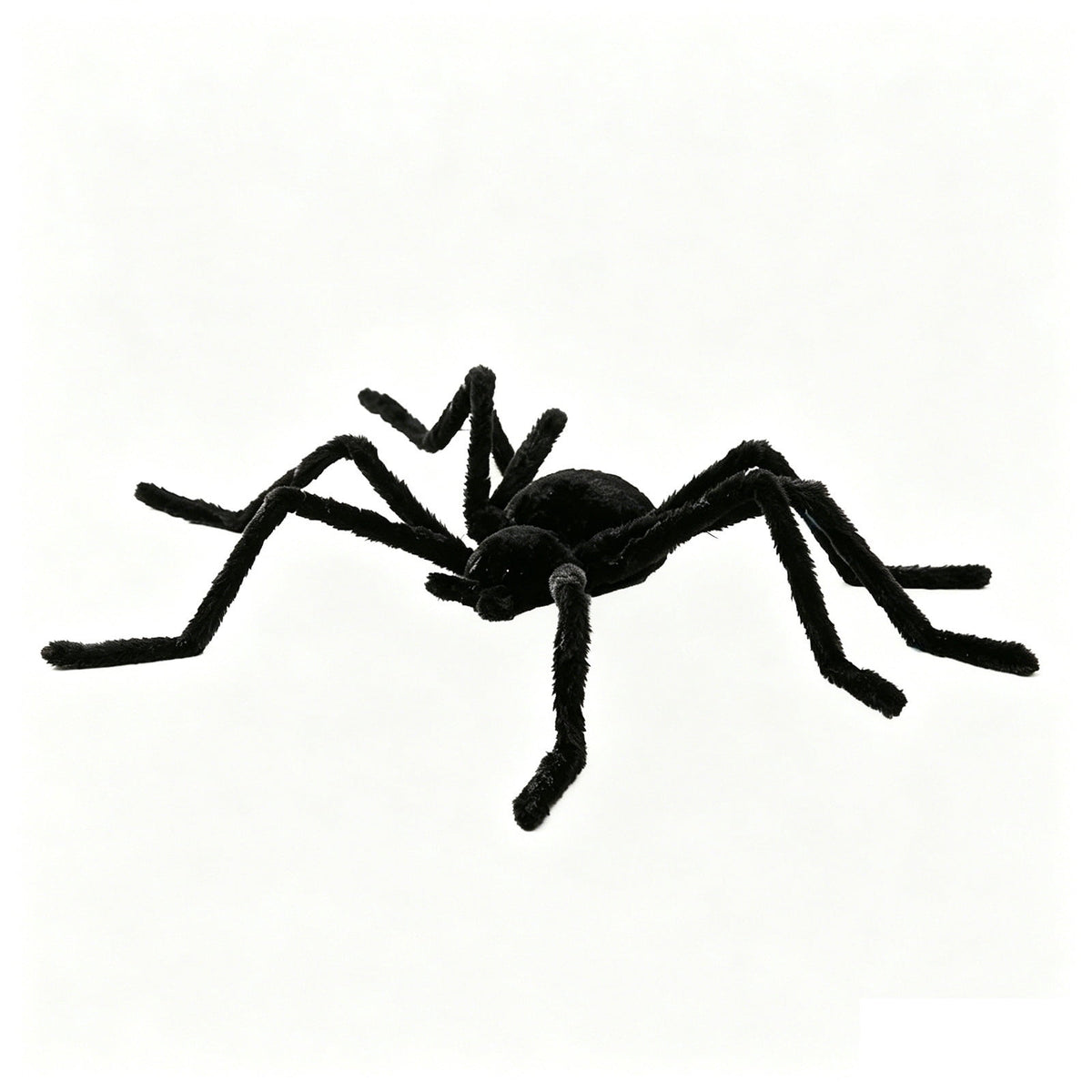 geerera 29.5" Sound-Activated Animated Spider, Large Black Fuzzy Moving Halloween Prop, Crawling Scary Toy for Indoor Party, Doorway & Yard Party Decor