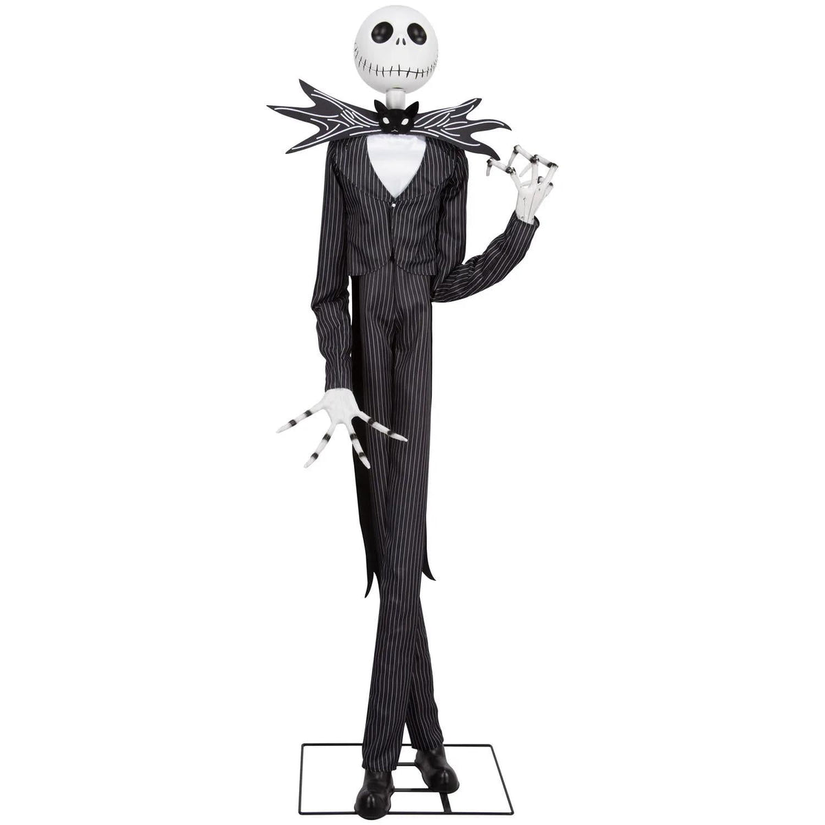 6.5 Ft Animated Deluxe The Nightmare Before Christmas Jack Skellington Decoration - Black & Purple