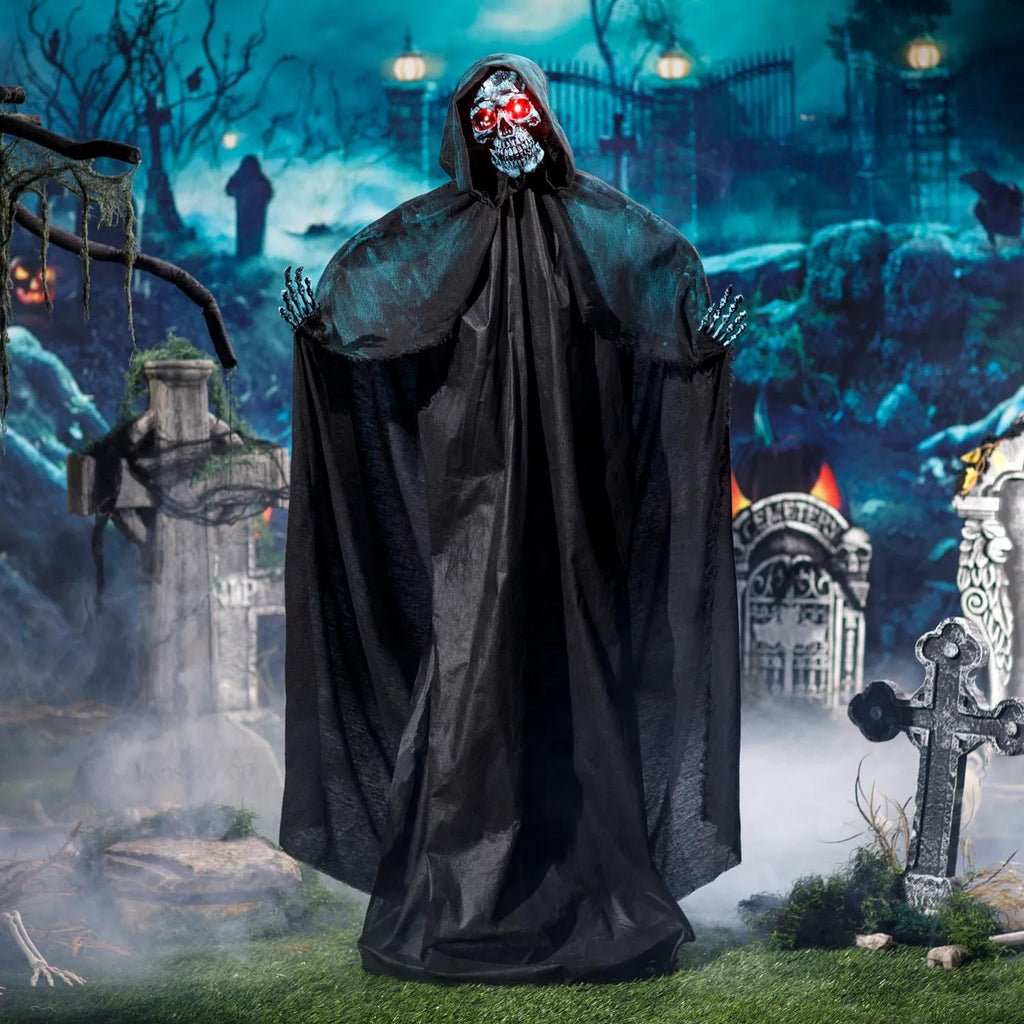 5 6 3/4" Skeleton of Death Animated Prop Halloween Decoration